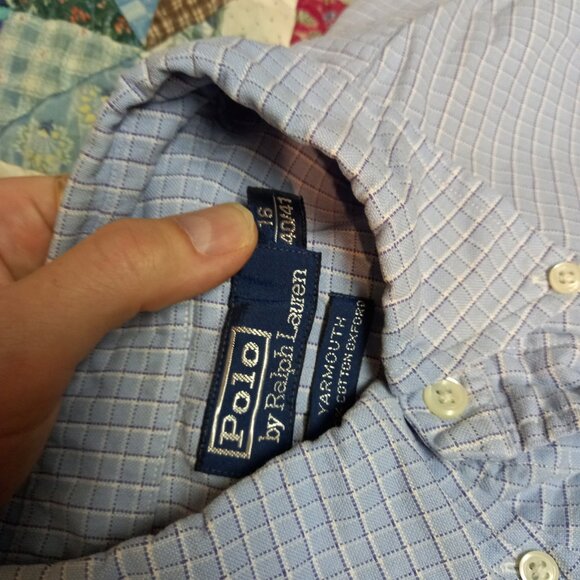 Polo Ralph Lauren, flannel varmouth shirt, size large - Picture 3 of 3